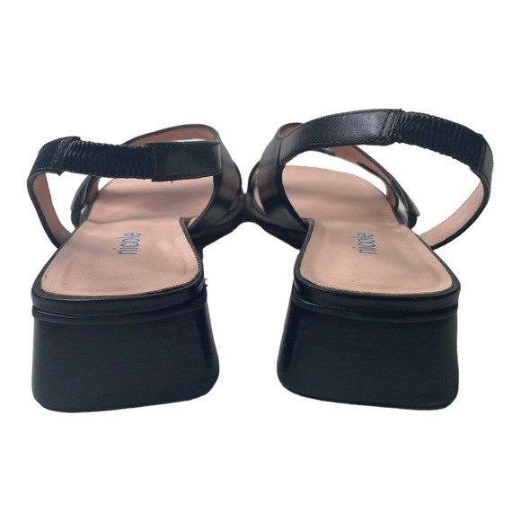 Y2K Nicole Sandy Women’s Black Heeled Sandals - Picture 5 of 9